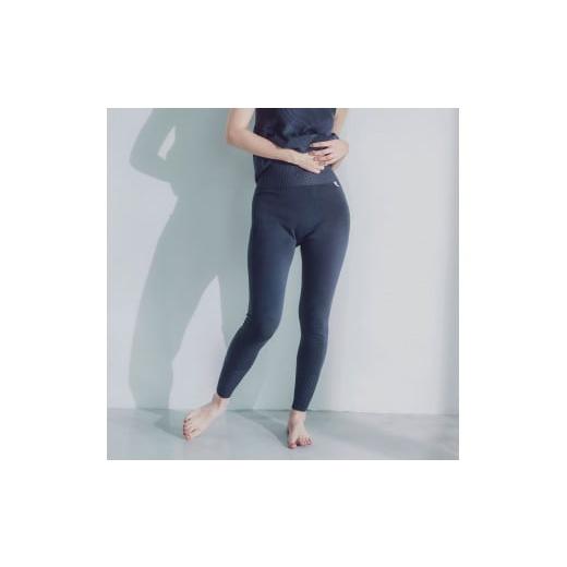 ふるさと納税 雑貨・日用品 愛媛県 今治市 aroundsea WOMENS ウエストカバーニットレギンス Lサイズ/ディープグレー VC01156 Lサイズ/ディープグレー VC01…