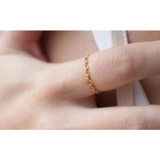 ふるさと納税 アクセサリー リング 東京都 渋谷区 Cherieオリジナルリング bumy ring / 14kgf(9号) リングサイズ