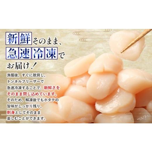 ふるさと納税 魚貝類 ホタテ 北海道 雄武町 北海道雄武町産ほたて貝柱5S 1kg（冷凍） 0711804の画像