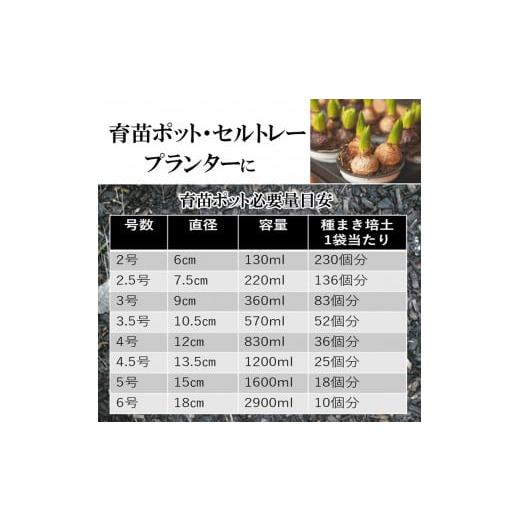 ふるさと納税 島根県 出雲市 【播種・移植用培養土】種まき培土30L×2袋セット【1_3-031】｜furusatochoice｜07