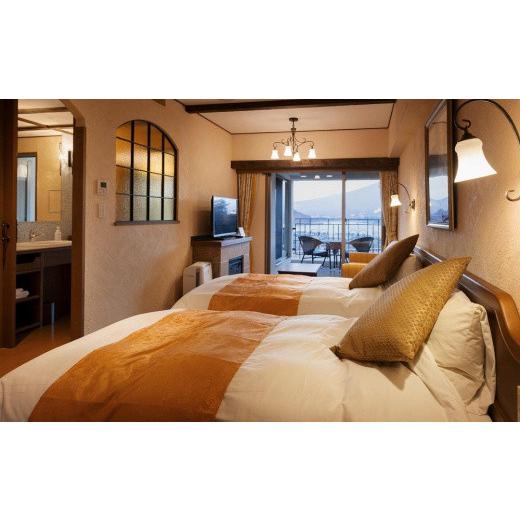 ふるさと納税 山梨県 富士河口湖町 【ラビスタ富士河口湖（共立リゾート）】平休日1泊2食付 ペア宿泊券《＜ラビスタツイン＞展望風呂付ツイン》 レンタル、各種サービス その他サービス