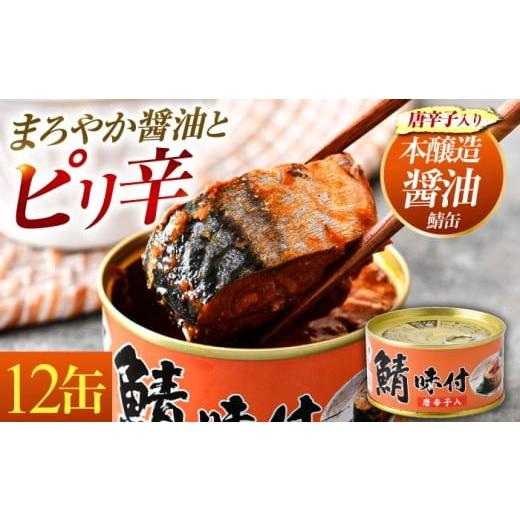 ふるさと納税 缶詰・瓶詰 魚貝類 福井県 小浜市 鯖味付缶詰 唐辛子入 12缶| サバ缶 鯖缶 さば缶 鯖 サバ さば 缶詰 サバ缶詰 鯖缶詰 缶 詰合せ 詰め合せ セッ…