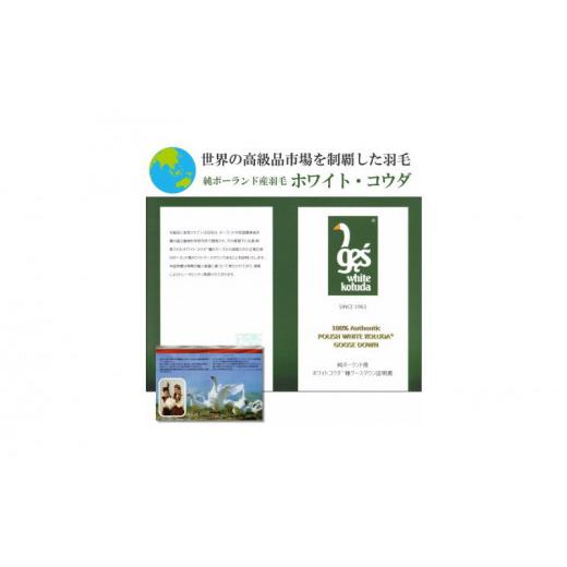 ふるさと納税 タオル・寝具 掛け布団 山梨県 都留市 プレミアムゴールドラベル コウダ種ポーランドマザーグース95%羽毛肌掛け キング_2