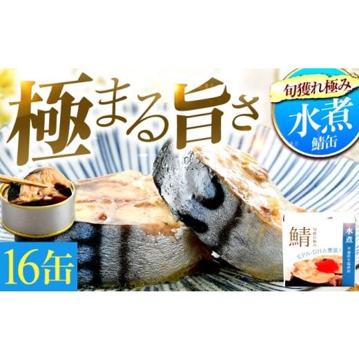 ふるさと納税 缶詰・瓶詰 魚貝類 福井県 小浜市 旬獲れ極み鯖水煮缶詰 平釜炊き塩使用 16缶|サバ缶 鯖缶 さば缶 鯖 サバ さば 缶詰 サバ缶詰 鯖缶詰 缶 詰合…