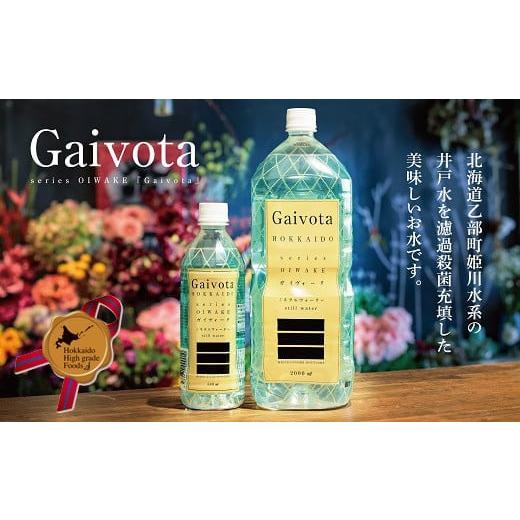 ふるさと納税 北海道 乙部町 [Gaivota」1箱(500ml×24本/箱)+1箱(2L×6本/箱] 北のハイグレード食品 北海道乙部町の天然シリカ水