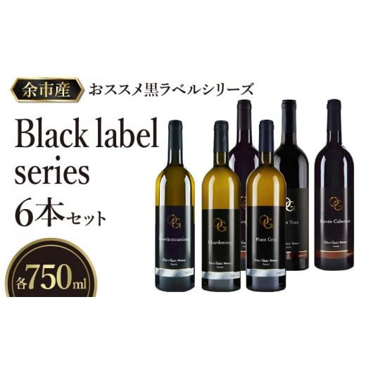 ふるさと納税 北海道 余市町 [OcciGabi Winery]おススメ黒ラベルシリーズ6本セット [余市のワイン] ワイン 紅白ワイン 赤白ワイン 赤ワイン 白ワイン ワ…