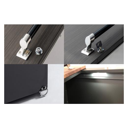 ふるさと納税 雑貨・日用品 富山県 黒部市  No.5313-7076 0188ゴミ箱 ホームスライドダスポン プレミアムモデル ステンレス仕様 1台 木目調 ホワイトオーク 20…の画像