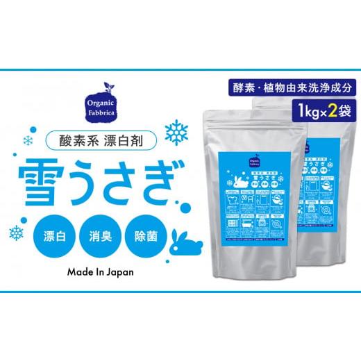 ふるさと納税 千葉県 長生村 L01-038 酸素系漂白剤雪うさぎ1kg×2袋