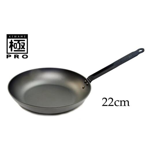 ふるさと納税 雑貨・日用品 千葉県 白井市 鉄フライパン 22cm リバーライト KIWAME PRO オール鉄 錆びにくい 焦げ付きにくい お手入れ簡単 フライパン 22cm