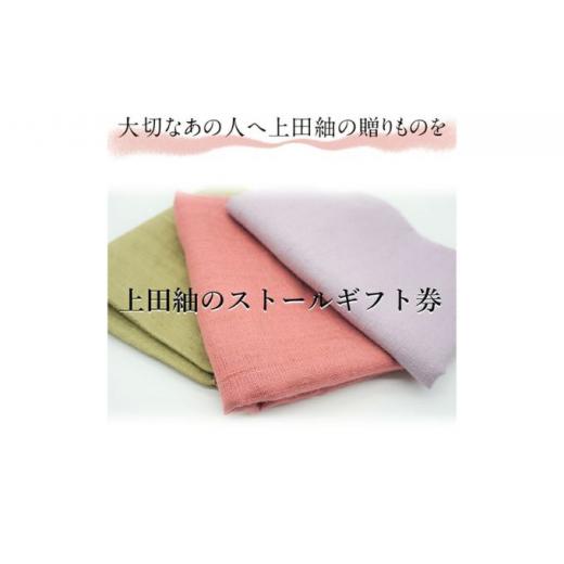 ふるさと納税 小物 ストール・マフラー 長野県 上田市 ギフト券（上田 