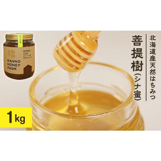 ふるさと納税 加工品等 はちみつ 北海道 訓子府町 北海道産天然はちみつ 菩提樹 1kg 1056690の画像