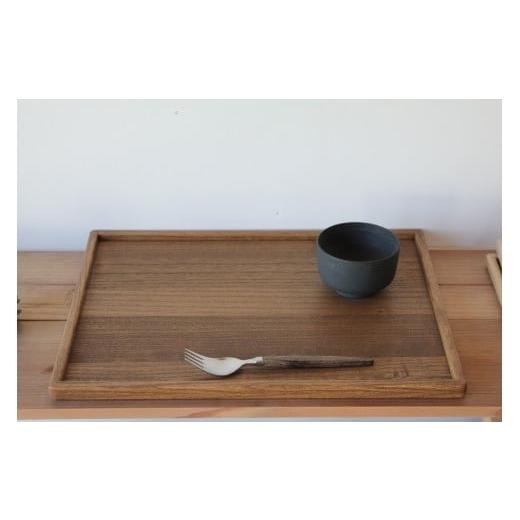 ふるさと納税 木工品・竹工品 茨城県 石岡市 桐のトレー (L) 5枚 セット 桐製 木製 38.5cm 29cm 無垢材 防虫剤 漂白剤 不使用 天然木 桐材 国産 日本製 食器 …
