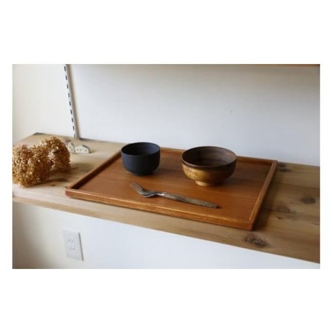 ふるさと納税 木工品・竹工品 茨城県 石岡市 桐のトレー (L) 5枚 セット 桐製 木製 38.5cm 29cm 無垢材 防虫剤 漂白剤 不使用 天然木 桐材 国産 日本製 食器 …