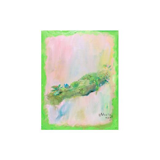 ふるさと納税 雑貨・日用品 絵画 茨城県 石岡市 ムラナギ絵画作品No.1422『ルッチブラン』 一点物 アクリル原画 幻想世界 アート作品 F6キャンバス仕様 壁掛け…
