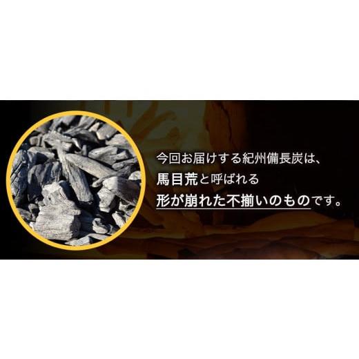 ふるさと納税 アウトドアグッズ 和歌山県 日高川町 紀州備長炭 馬目荒 約15kg 株式会社紀 《30日以内に出荷予定(土日祝除く)》 和歌山県 日高川町 備長炭 炭 …の画像