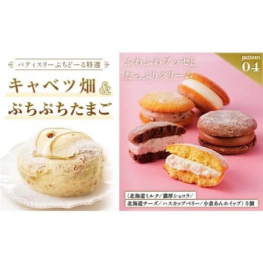 ふるさと納税 ケーキ・カステラ 北海道 釧路市 北海道 釧路発 大人気 スイーツ メイン + 5種 から 選べるセット (4)キャベツ畑+ぷちぷちたまご F4F-4286 (4)…