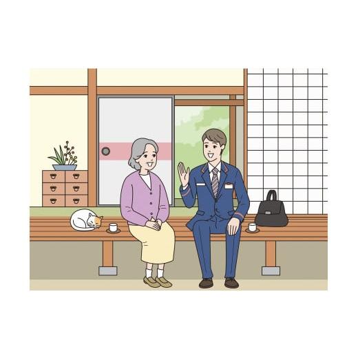 ふるさと納税 兵庫県 神河町 郵便局 みまもり訪問サービス(12か月間)