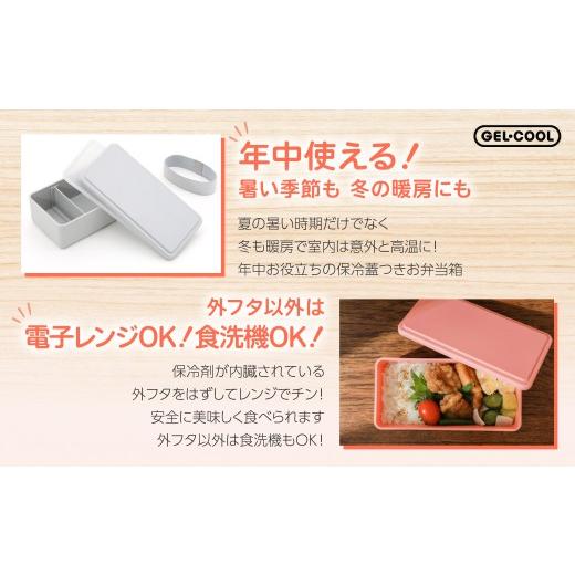 ふるさと納税 雑貨・日用品 北海道 室蘭市 GEL-COOL お弁当箱 スリムモデル オイスターグレー ふるさと納税 人気 おすすめ ランキング 北海道 室蘭 弁当 箱 ラ…の画像