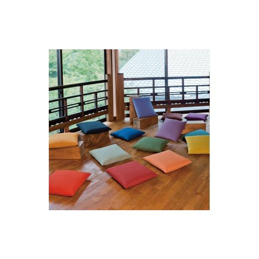 ふるさと納税 家具 京都府 京都市 工夫庵 色あそび 座布団 パープル(2枚セット)(VP) パープル
