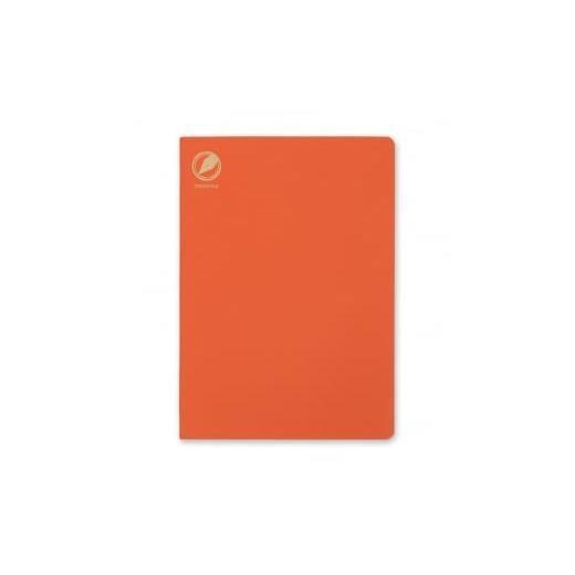 ふるさと納税 東京都 荒川区 製本工房謹製 万年筆のためのノート『Seven Seas CROSSFIELD』(カラー:オレンジ) オレンジ