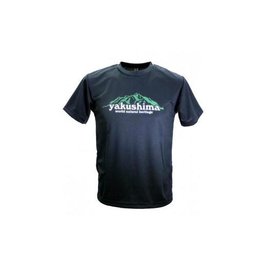 ふるさと納税 服 男 鹿児島県 屋久島町 やくT(屋久島Tシャツ)・洋上アルプス ネイビー/サイズL サイズL