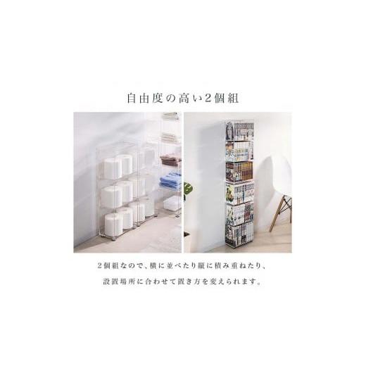 ふるさと納税 家具 収納家具 和歌山県 海南市 アクリリック 極薄 コミック収納 2個組 AKU1013164_4