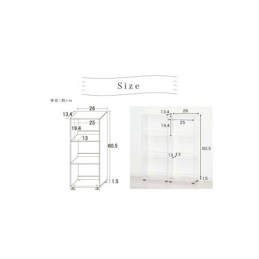 ふるさと納税 家具 収納家具 和歌山県 海南市 アクリリック 極薄 コミック収納 2個組 AKU1013164_8