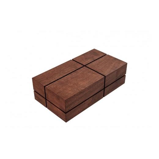 ふるさと納税 木工品・竹工品 北海道 東川町 Leaf Style「ティッシュケース ウォールナット材」 樹種:ウォールナット