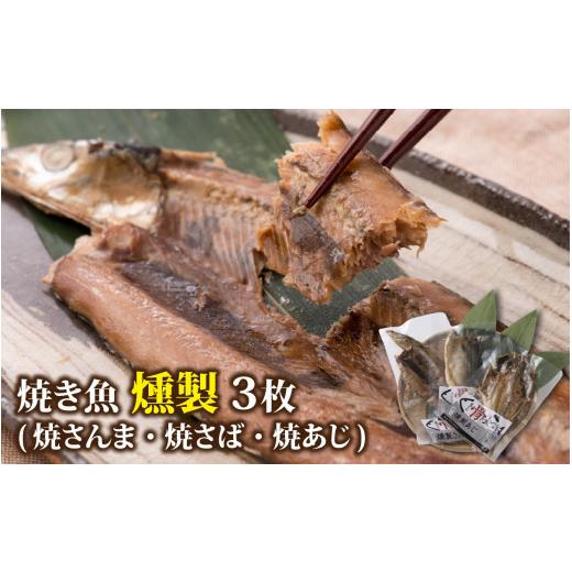 ふるさと納税 干物 アジ 福井県 福井市 燻製 丸ごと骨まで食べられる焼き魚 計3枚(3枚セット×1種) A-088001_03 / たからや商店 越前宝や 鯖 鯵 秋刀魚 ア…