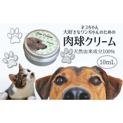 ふるさと納税 雑貨・日用品 千葉県 白井市 肉球クリーム 10mL 犬 猫 なめても安心 肉球ケア 天然由来成分100% 10mL