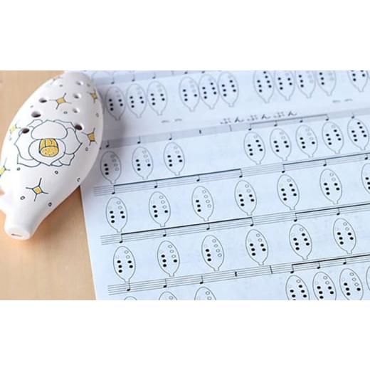 ふるさと納税 楽器 岐阜県 瑞浪市  美濃焼 オカリナより簡単 子供でも吹ける お絵かき楽器 工作キット セラリーナKids8音階 瑞浪市 ／ スエラボ AZCV010の画像