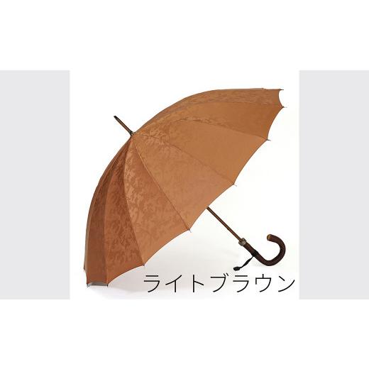 ふるさと納税 東京都 台東区 [前原光榮商店]紳士用雨傘 ラルフ-M-カーボン[手元:牛本革]お名入れ可 (カラー:ライトブラウン) ライトブラウン