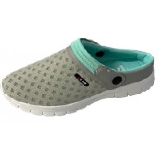 ふるさと納税 ファッション 靴 奈良県 川西町 婦人用 バックベルト付き クロッグサンダル FLH 5476 (グレー/L) グレー/L