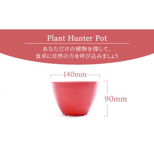 ふるさと納税 岐阜県 土岐市 【美濃焼】ローズレッド Plant Hunter Pot【RYOTA AOKI POTTERY／青木良太】／ 陶芸家 プランター インテリア [MCH290]｜furusatochoice｜04