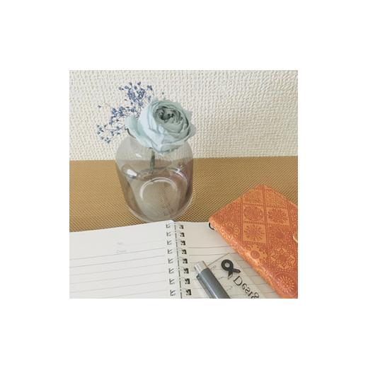 ふるさと納税 雑貨・日用品 花 大阪府 四條畷市 プリザーブドフラワー癒しと集中力が高まる青バラの一輪挿し 1393056