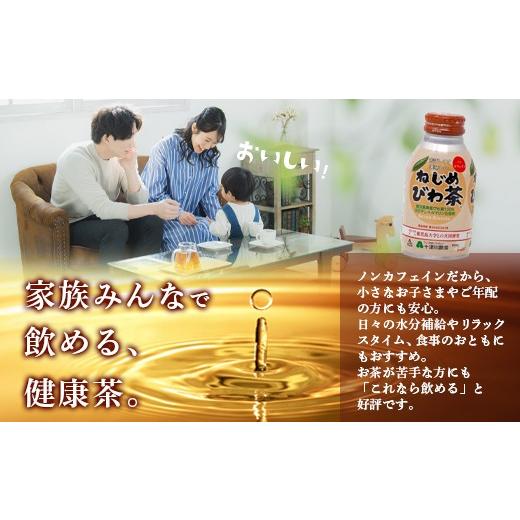 ふるさと納税 お茶類 鹿児島県 南大隅町 鹿児島県産 ねじめびわ茶 ボトル缶 3ケース 24本入り×3ケース ノンカフェイン TO-408 | 国産 お茶 健康茶 カロリーゼ…の画像