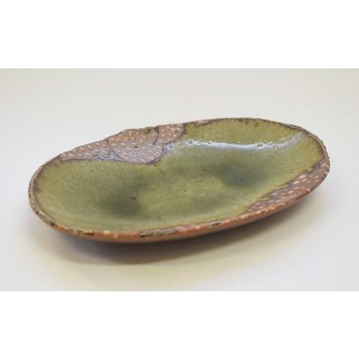 ふるさと納税 食器・グラス 皿 千葉県 白井市 釉彩オーバル皿 1枚 長皿 楕円皿 陶芸品[受注制作] 1枚