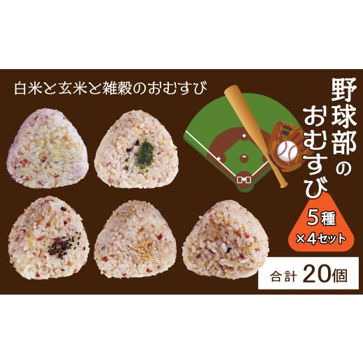 ふるさと納税 玄米 愛媛県 西条市 おむすび かんこめの玄むす 野球部のおむすび20個(5種類×4個) 愛媛県西条市 | 玄米 玄米おむすび おにぎり 人気 おむ…