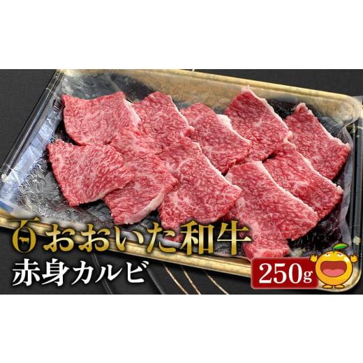 ふるさと納税 大分県 津久見市 おおいた和牛 赤身カルビ 250g 牛肉 和牛 ブランド牛 黒毛和牛 赤身肉 焼き肉 焼肉 バーベキュー 大分県産 九州産 津久見市 熨…