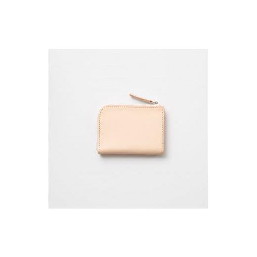 ふるさと納税 財布 千葉県 習志野市 マチ付き L字ファスナー財布 白ヌメ×ヘビ革 Hide series(ハイドシリーズ) HS02N 白