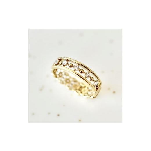 ふるさと納税 山梨県 甲府市 【サイズ：10号】【ジュエリー】K18 イエローゴールド 　ダイヤモンド リバーシブル リング 保証書付 EFR-500 ふるさと納税 山梨県 甲府市 【サイズ：10号】【ジュエリー】K18 イエローゴールド 　ダイヤモンド リバーシブル リング 保証書付 EFR-500