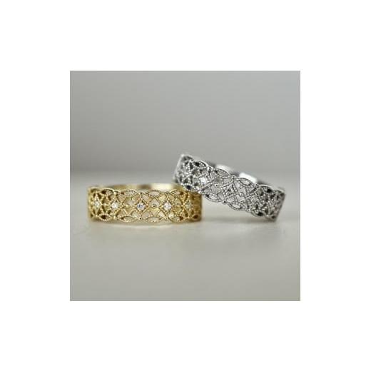 ふるさと納税 山梨県 甲府市 【サイズ：10号】【ジュエリー】K18 イエローゴールド 　ダイヤモンド リバーシブル リング 保証書付 EFR-500 ふるさと納税 山梨県 甲府市 【サイズ：10号】【ジュエリー】K18 イエローゴールド 　ダイヤモンド リバーシブル リング 保証書付 EFR-500