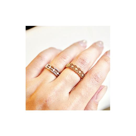 ふるさと納税 山梨県 甲府市 【サイズ：10号】【ジュエリー】K18 イエローゴールド 　ダイヤモンド リバーシブル リング 保証書付 EFR-500 ふるさと納税 山梨県 甲府市 【サイズ：10号】【ジュエリー】K18 イエローゴールド 　ダイヤモンド リバーシブル リング 保証書付 EFR-500