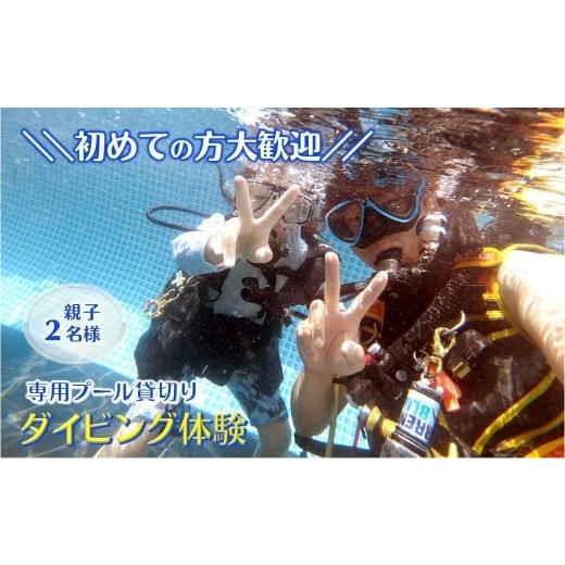 ふるさと納税 体験チケット 千葉県 白井市 ダイビング体験 親子2名 スクーバダイビング専用プール貸切り 3時間 初心者歓迎 貸切体験 親子2名様
