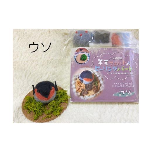 ふるさと納税 雑貨・日用品 鳥取県 南部町 NM28 羊毛フェルトのヒーリングバードキット(ウソ) NM28 羊毛フェルトのヒーリングバードキット(ウソ)