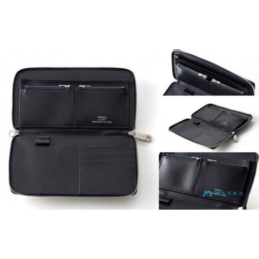 ふるさと納税 財布 兵庫県 豊岡市  CREEZAN JETTER TRAVEL WALLET 藤巻百貨店別注モデルの画像