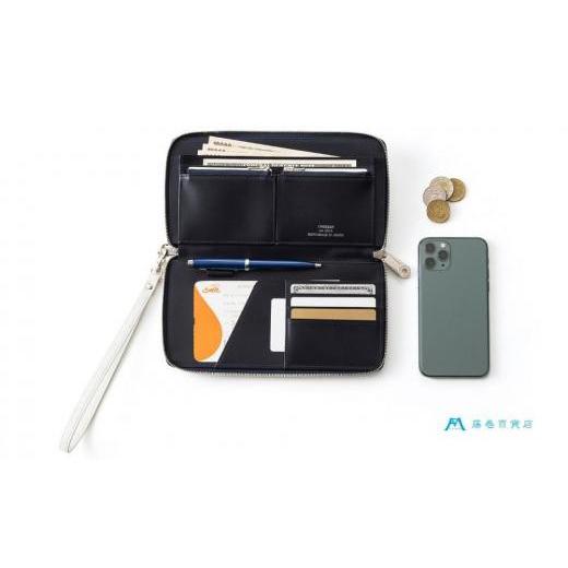 ふるさと納税 財布 兵庫県 豊岡市  CREEZAN JETTER TRAVEL WALLET 藤巻百貨店別注モデルの画像
