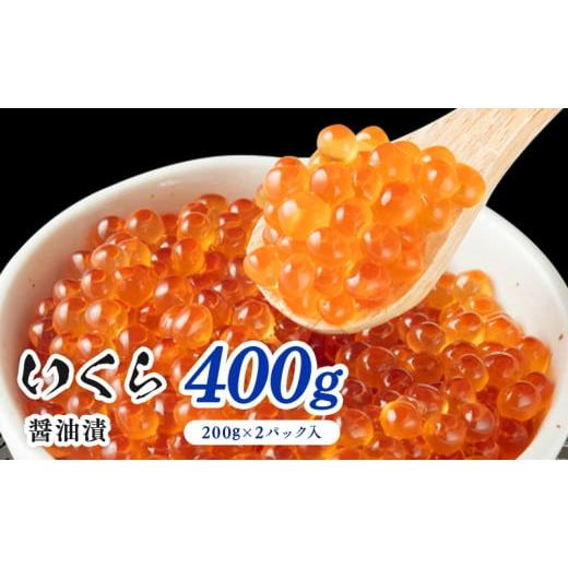 ふるさと納税 北海道 留萌市 鮭いくら醤油漬400g(200g×2P入)小分タイプ いくら