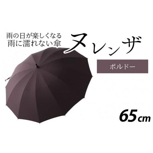 ふるさと納税 ファッション 福井県 福井市 ヌレンザ 雨傘(親骨65cm) ボルドー L-035002_01 ボルドー