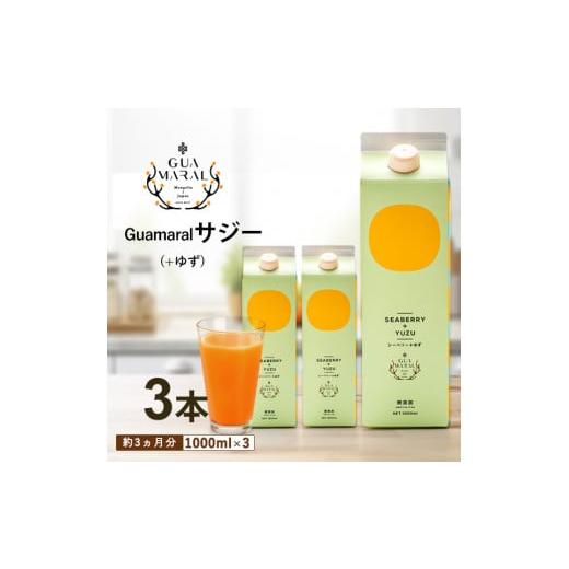 ふるさと納税 茨城県 古河市  サジージュース+ゆず 1000ml×3本セット サジー シーベリー 沙棘 グアマラル 健康ドリンク 健康 美容 栄養 果汁 鉄分補給 栄養補…｜furusatochoice｜02